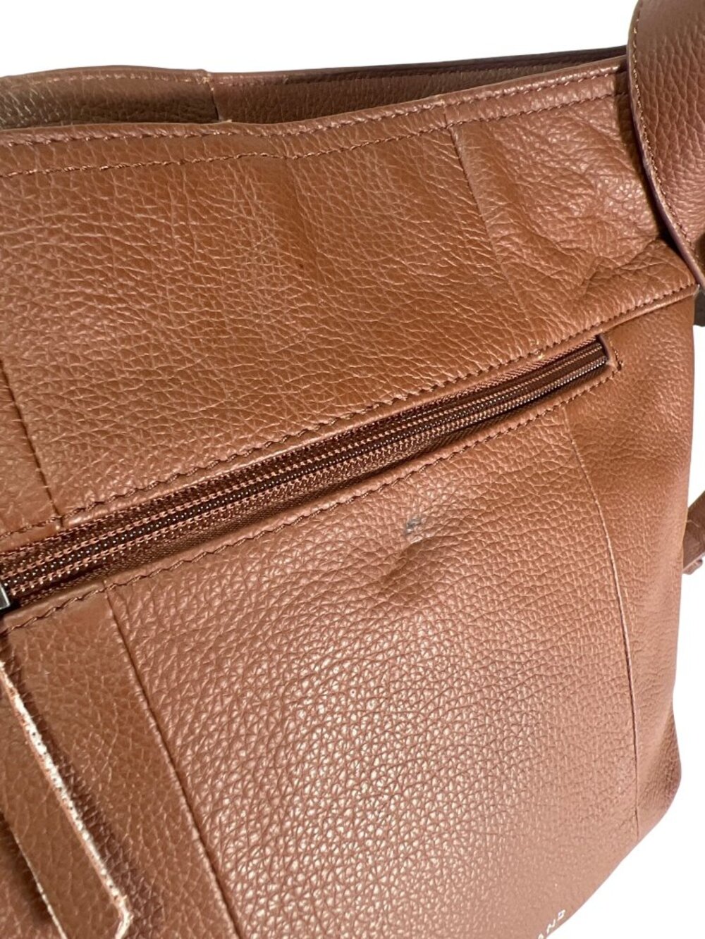 Lucky Brand NWT Brandy Shadow Leather Drawstring Boho Bucket Bag - Picture 5 of 8